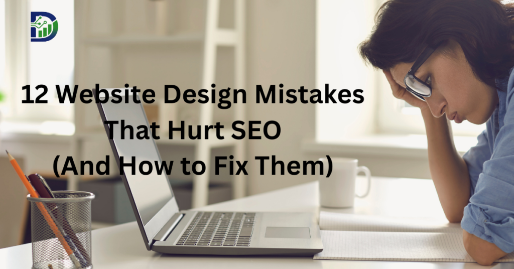 website design mistakes that hurt SEO
