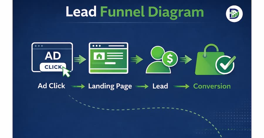 google ads lead generation funnel for businesses